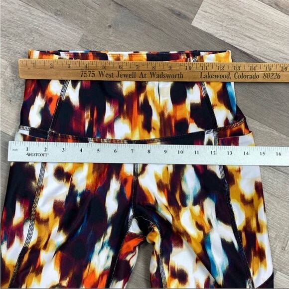 Xersion Celeste Quick Dri High Rise 7/8 Ankle Pocket Leggings Multi Color XS - Picture 9 of 10